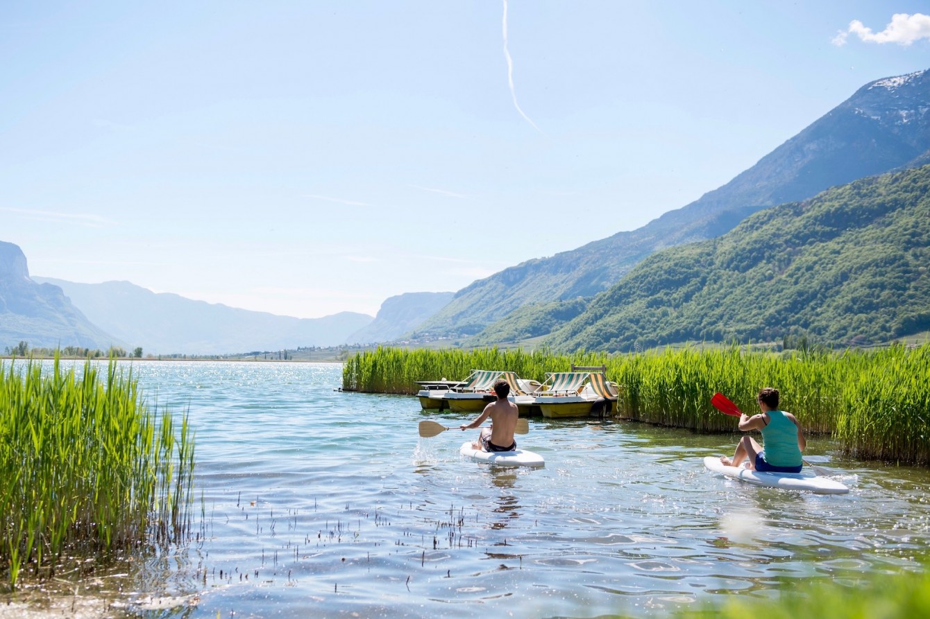 Kayak am Kalterer See