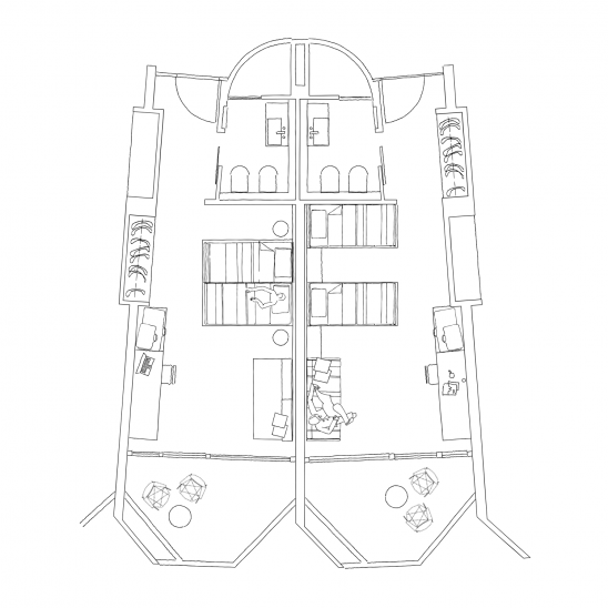 Seehotel Ambach: Grundriss Classic Loggia