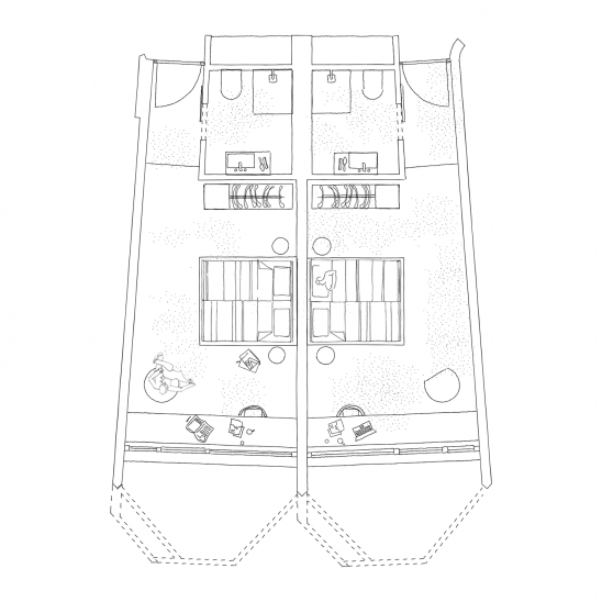 Seehotel Ambach: Grundriss Basic-Zimmer